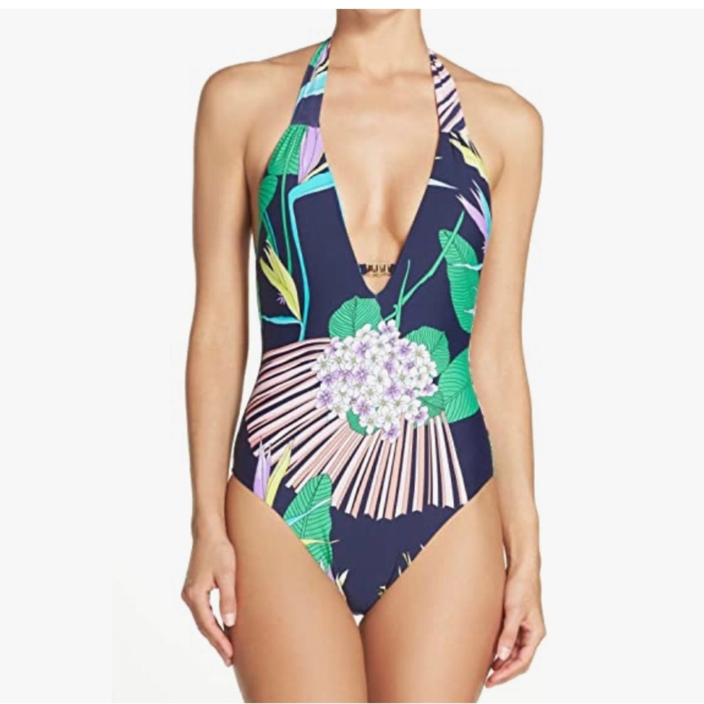 Trina Turk Midnight Paradise Bathing Suit